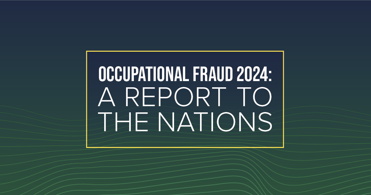 ACFE Report to the Nations | 2024 Global Fraud Study